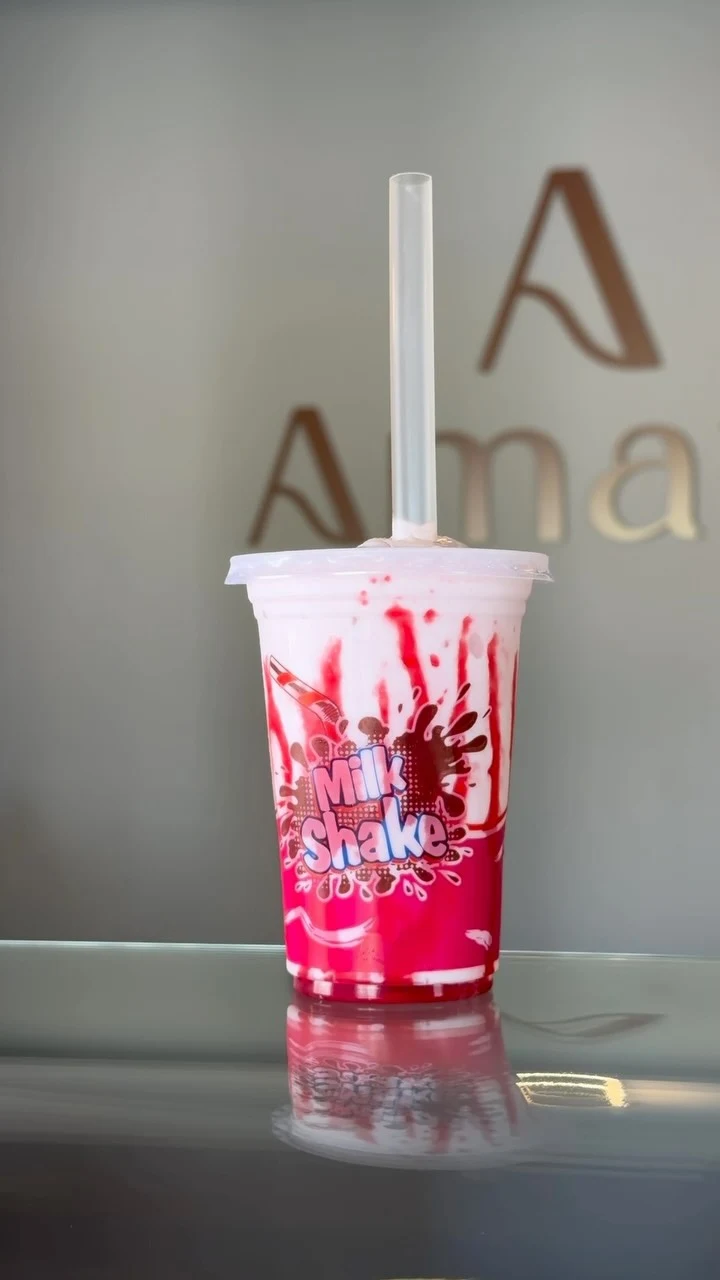 Milkshake, foto real da Amarê